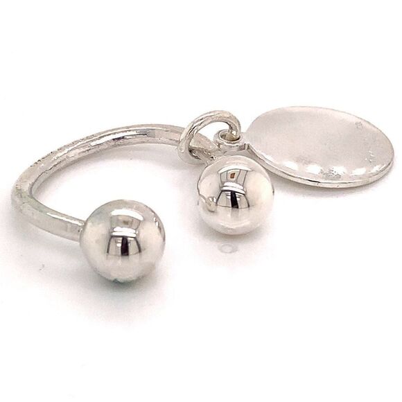 Tiffany & Co Estate Sterling Silver Keychain 9.2 Grams TIF151 - Picture 2 of 12